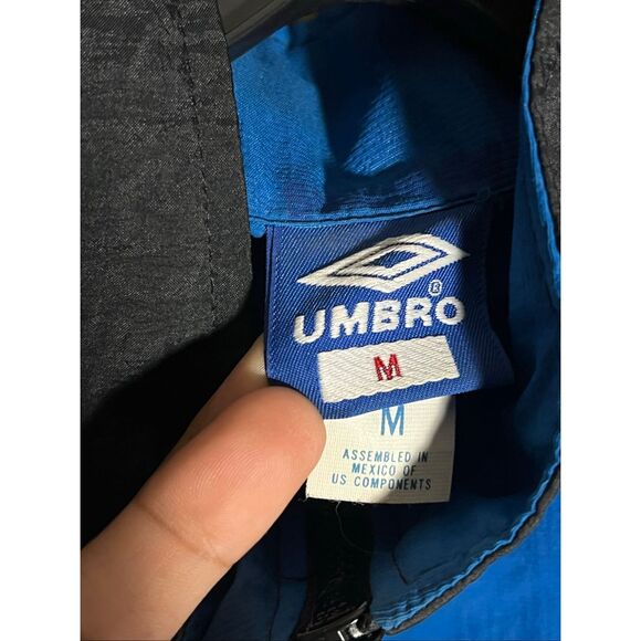 Vintage 90s Umbro Half Zip Windbreaker Jacket - Picture 5 of 6